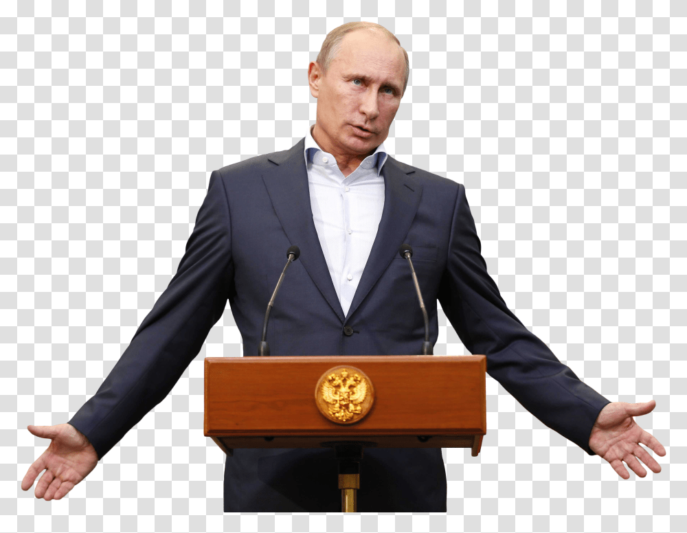 Download Vladimir Putin Image For Free Putin Cutout, Person, Crowd, Clothing, Audience Transparent Png