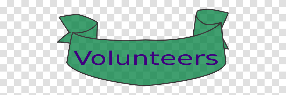 Download Volunteer Banner Clipart, Label, Plant, Word Transparent Png