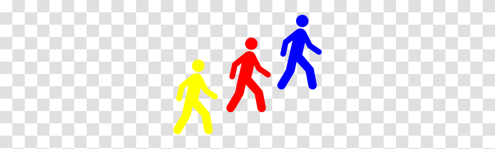 Download Walking Man Colors Clipart, Person, Pedestrian, Hand, Crowd Transparent Png