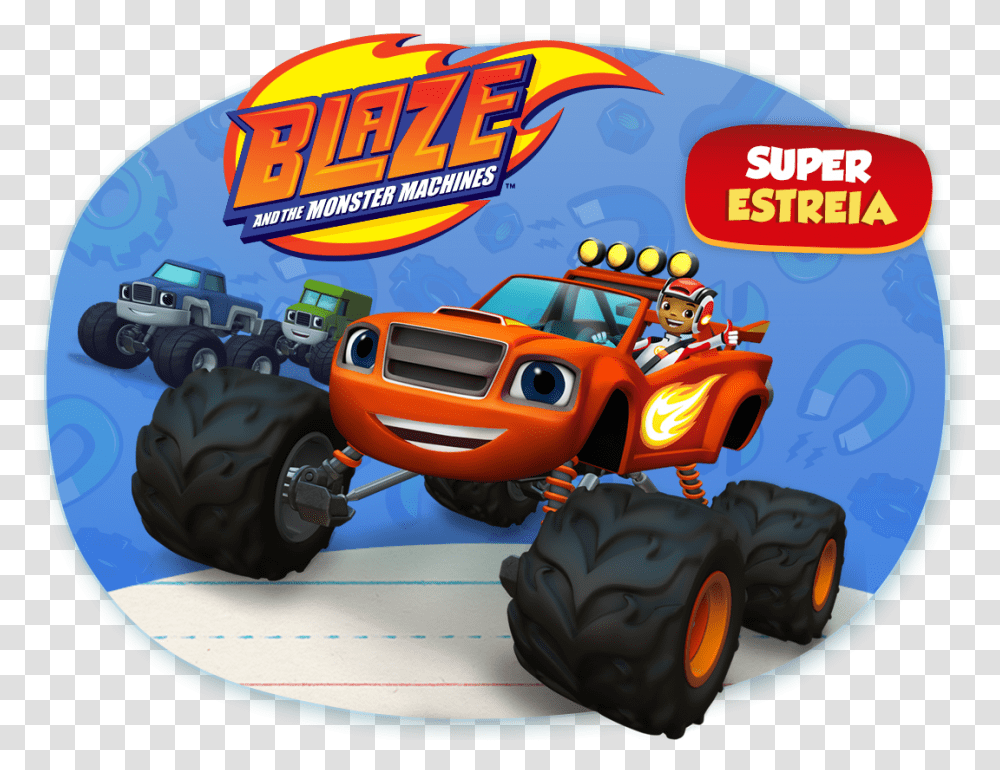 Download Walltastic Blaze And The Monster Machines, Buggy, Vehicle, Transportation, Wheel Transparent Png