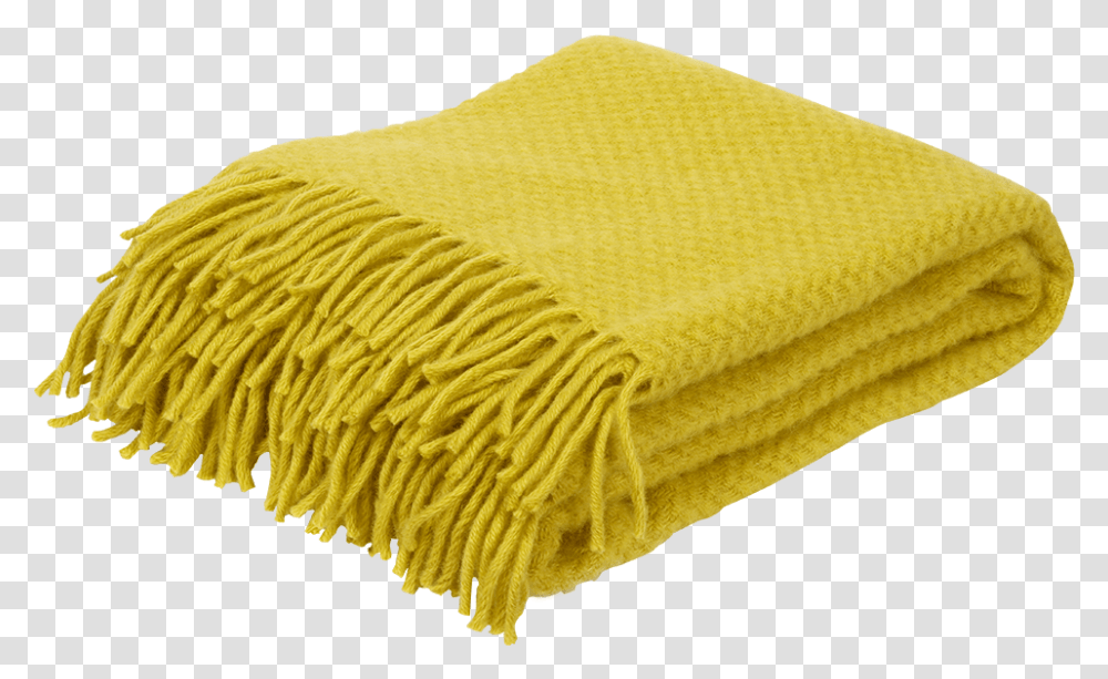 Download Warm Blanket Yellow Blanket, Towel, Bath Towel, Rug Transparent Png