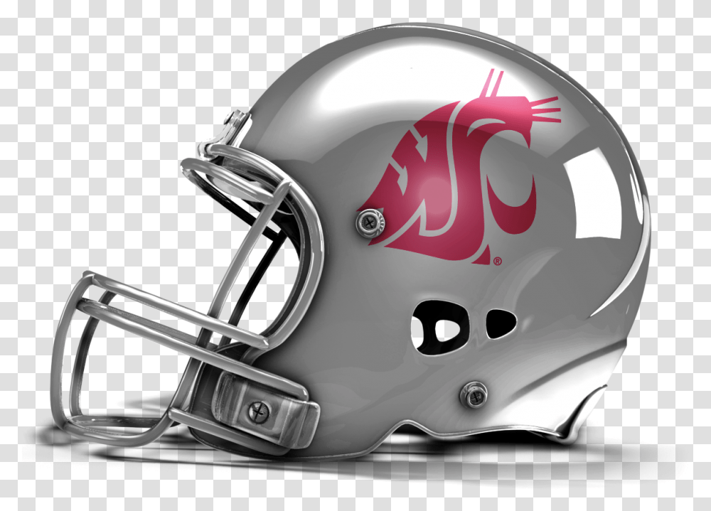 Download Washington State Football Helmet Wsu Cougars Apple Cup, Clothing, Apparel, American Football, Team Sport Transparent Png