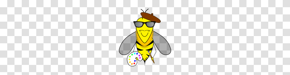 Download Wasp Free Icon And Clipart Freepngclipart, Sunglasses, Label, Animal Transparent Png