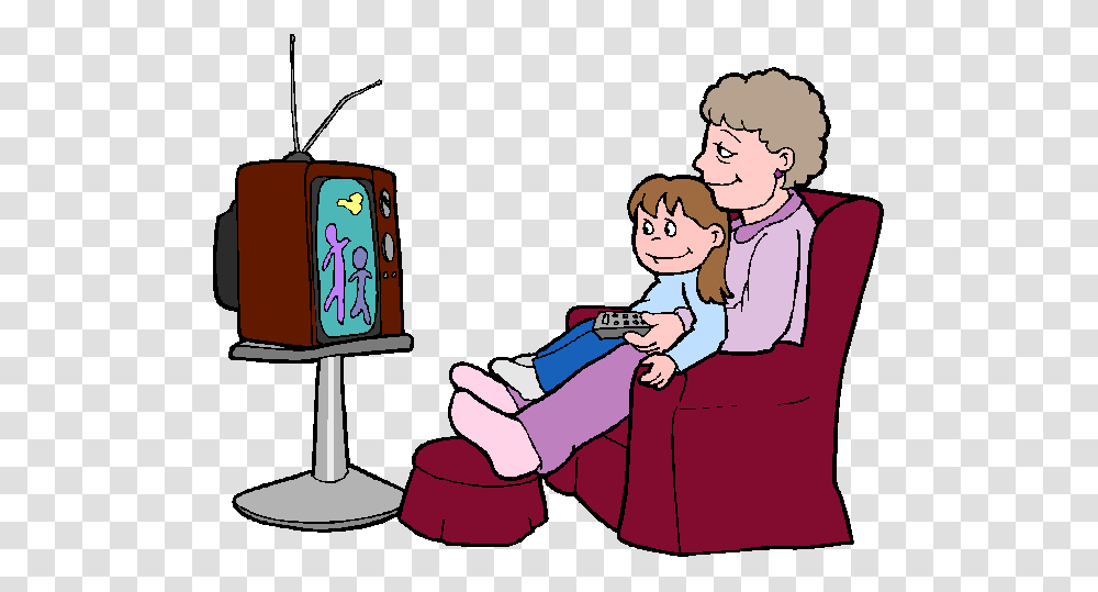Download Watch Tv Clipart Television Clip Art, Person, Human, People, Lamp Transparent Png