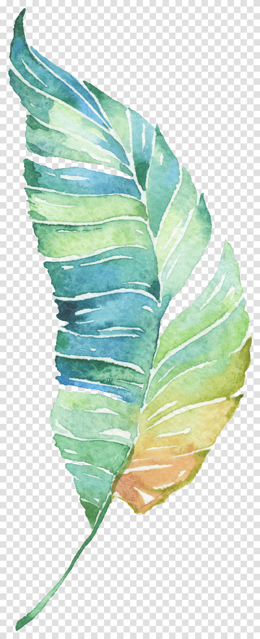 Download Water Painted Leaves Green Hd Image Free Green Water Painting Transparent Png