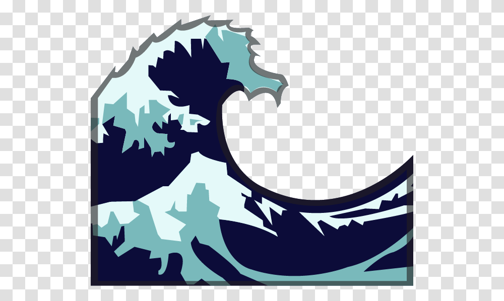 Download Water Wave Emoji Image In Emoji Island, Sea, Outdoors, Nature, Sea Waves Transparent Png
