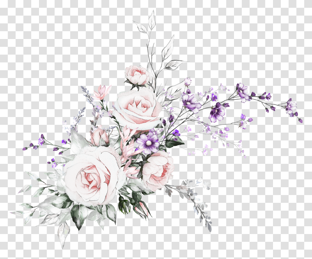 Download Watercolor Drawing Flowers Oil Paint Transparent Png