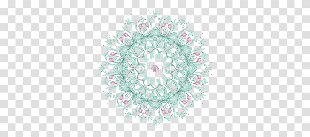 Download Watercolor Mandala Mandalas Con Fondo Blanco, Lace, Pattern, Rug, Floral Design Transparent Png