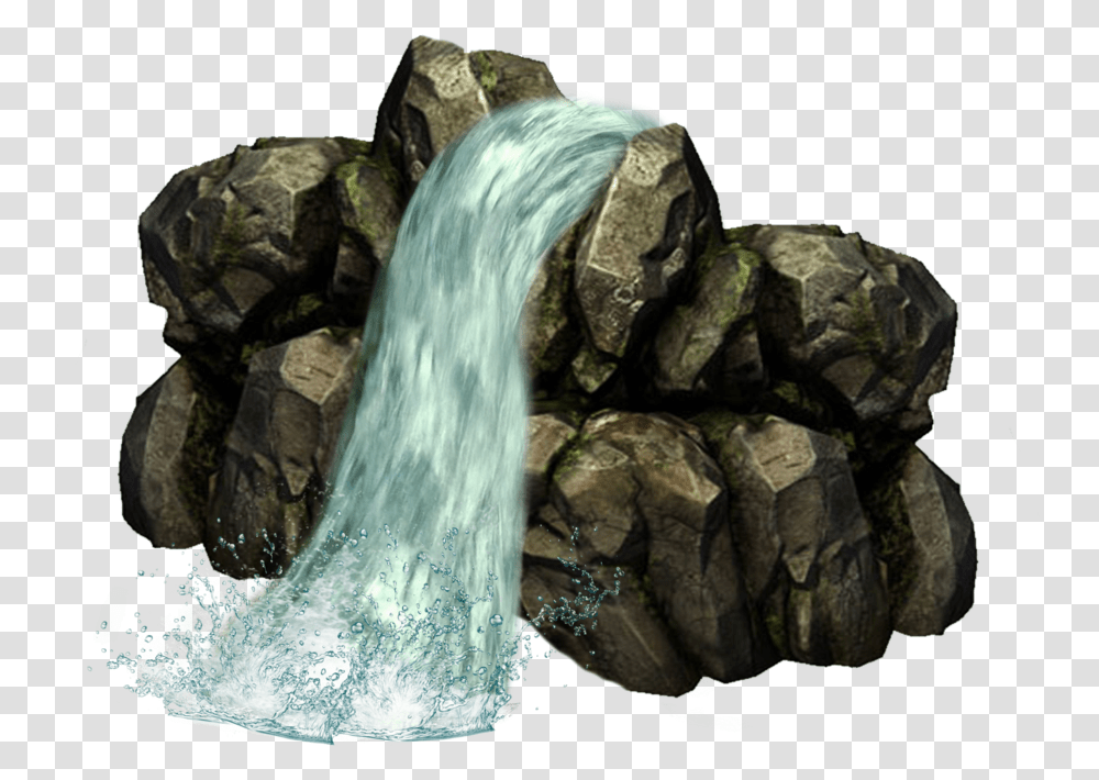 Download Waterfall Hd Waterfall Clipart Background, River, Outdoors, Nature, Rock Transparent Png