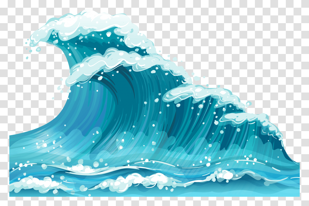 Download Waves Clip Art Wave Clipart, Sea, Outdoors, Water, Nature Transparent Png