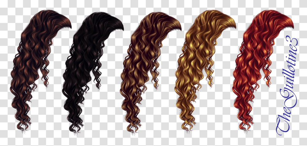 Download Wavy Hair Ladies Hair Style Transparent Png