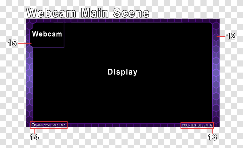 Download Webcam Border Image Screenshot, Text, Number, Symbol, Plot Transparent Png