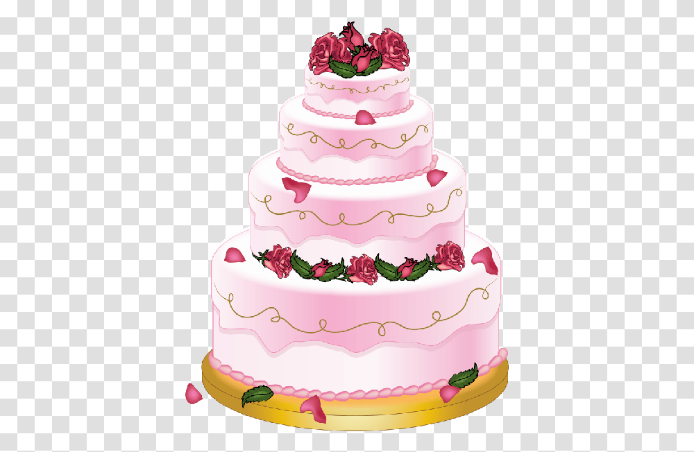 Download Wedding Cake Birthday Clip Art Cute Cake Wedding Cake Clipart, Dessert, Food, Plant, Birthday Cake Transparent Png