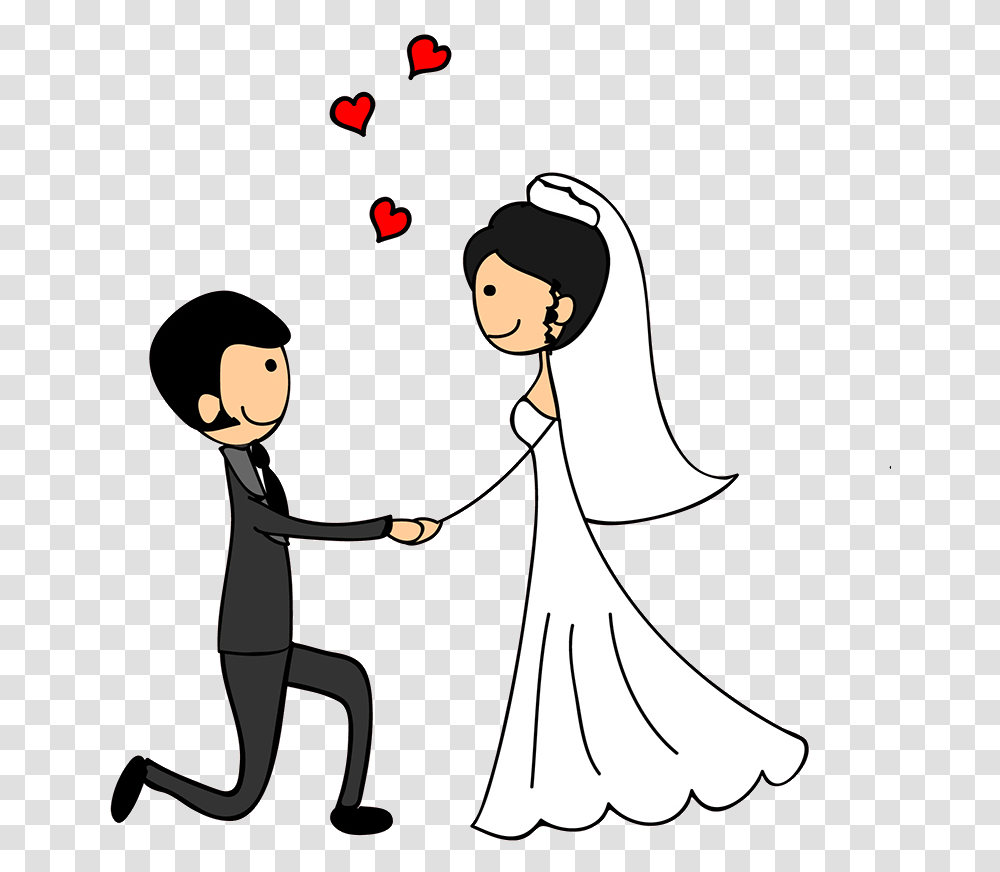 Download Wedding Couple Doodle Novios, Apparel, Performer, Long Sleeve Transparent Png