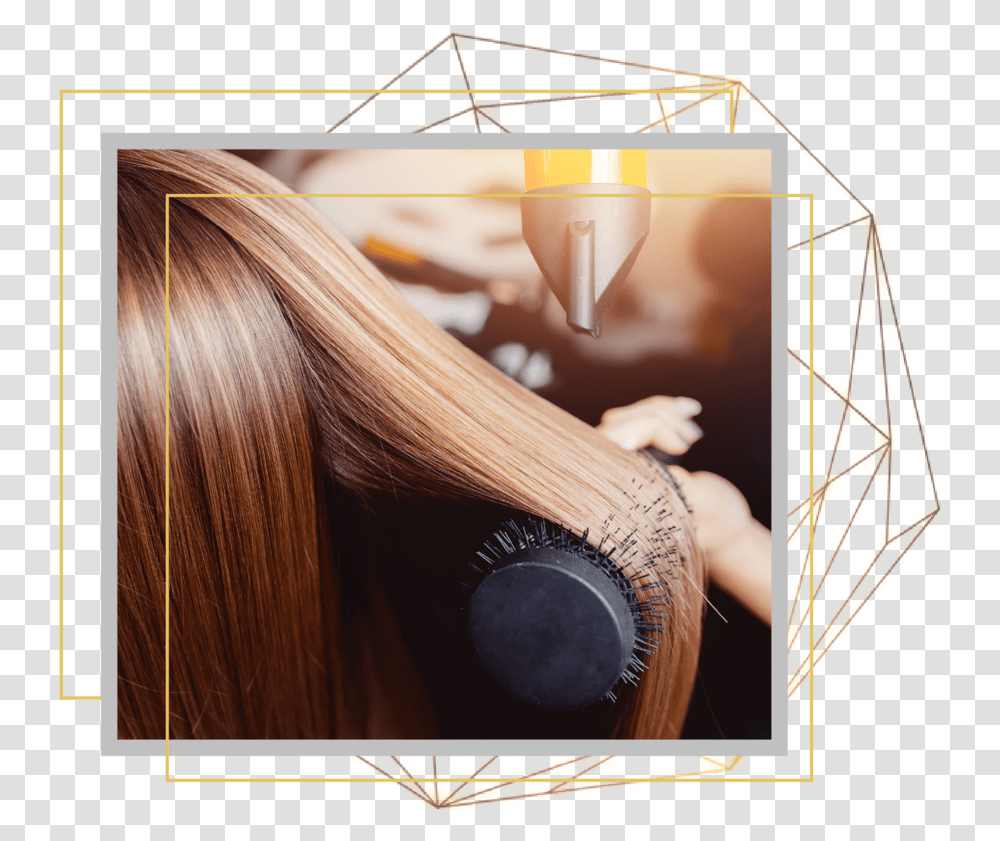 Download Weekend Squares New Shampoo And Blow Dry Long Hair, Person, Collage, Poster, Advertisement Transparent Png