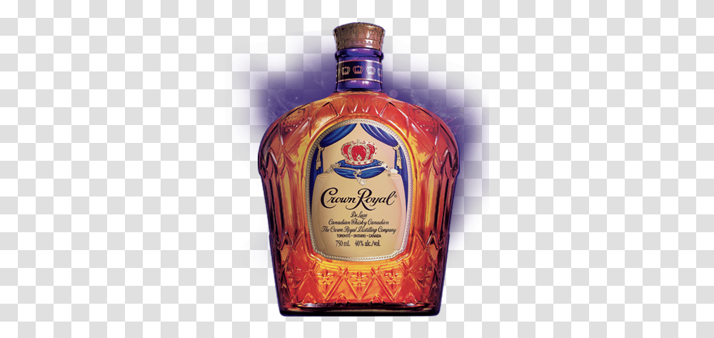 Download Whisky Canadian Crown Royal Whiskey, Liquor, Alcohol, Beverage, Drink Transparent Png