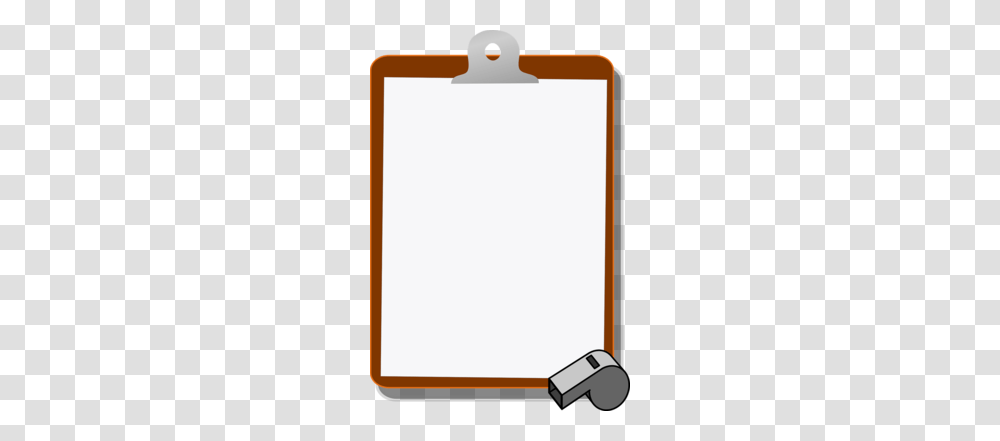 Download Whistle And Clip Board Clipart Clipboard Clip Art, White Board, Mirror Transparent Png