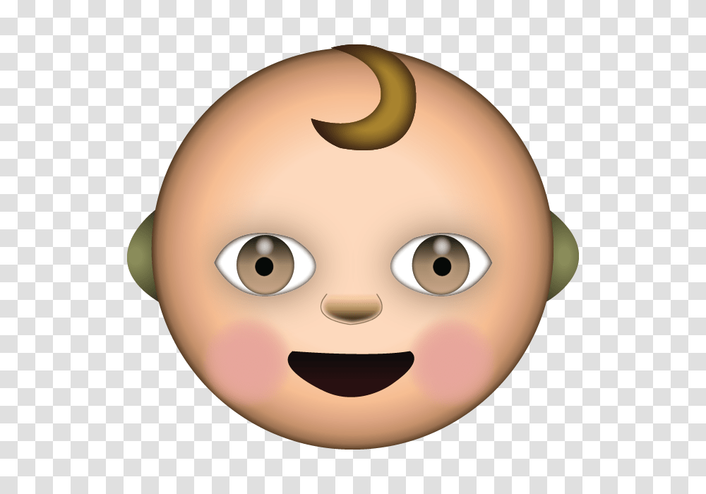 Download White Baby Emoji Emoji Island, Head, Toy, Mask, Alien Transparent Png