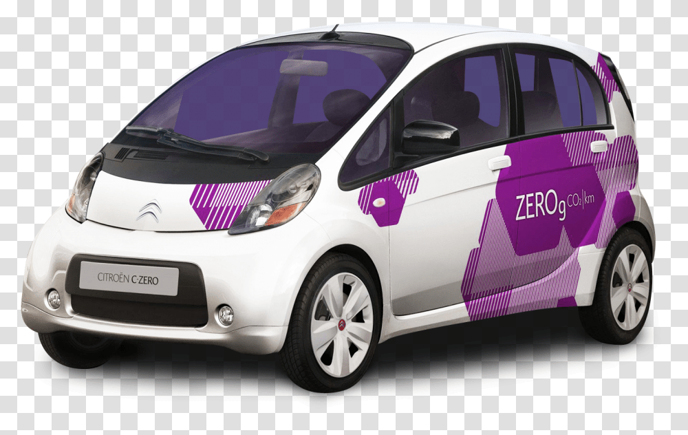 Download White Citroen C Zero Small Car Image For Free Citroen C Zero, Wheel, Machine, Vehicle, Transportation Transparent Png