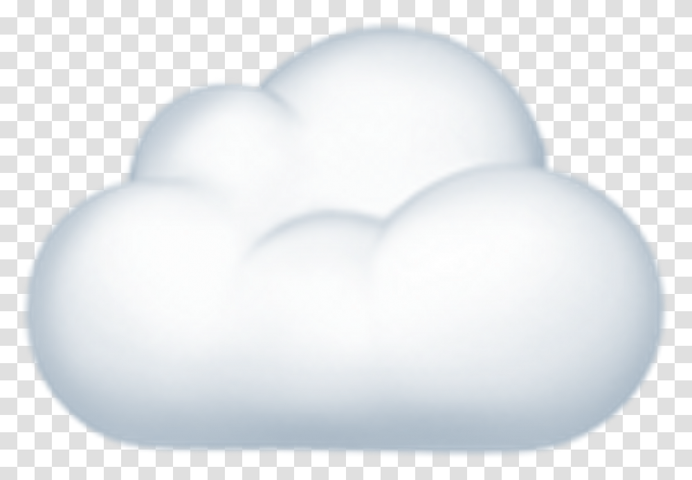 Download White Computing Cloud Emoji Light, Balloon, Nature, Foam Transparent Png