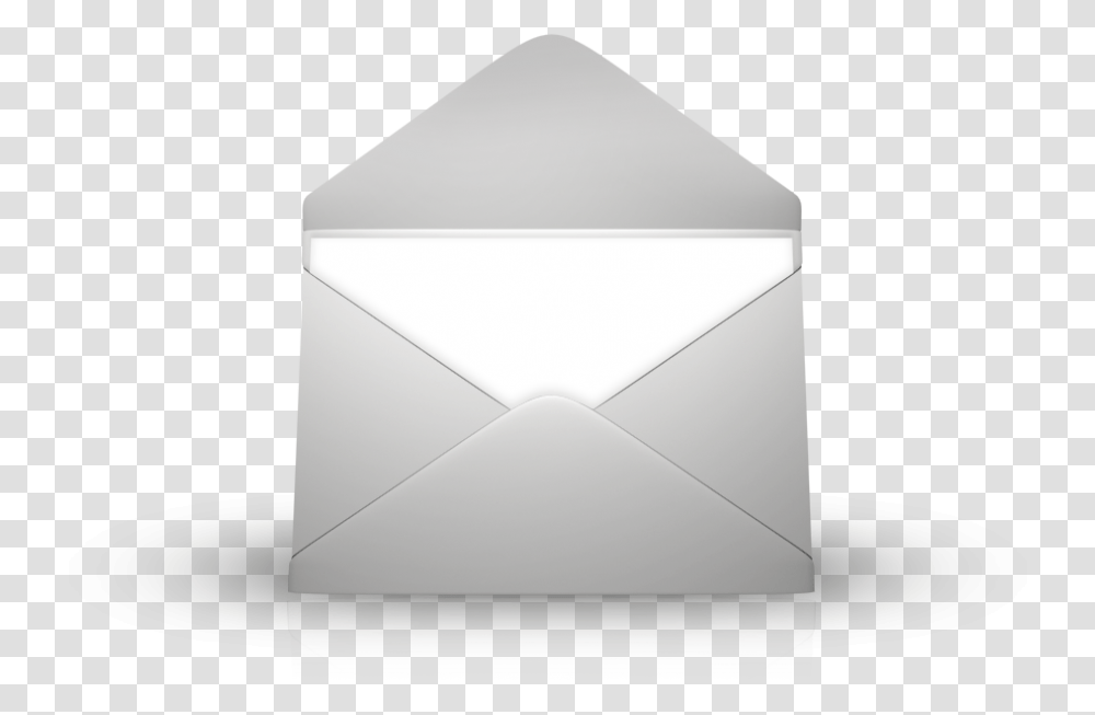 Download White Envelope Triangle, Mail, Mailbox, Letterbox, Airmail Transparent Png