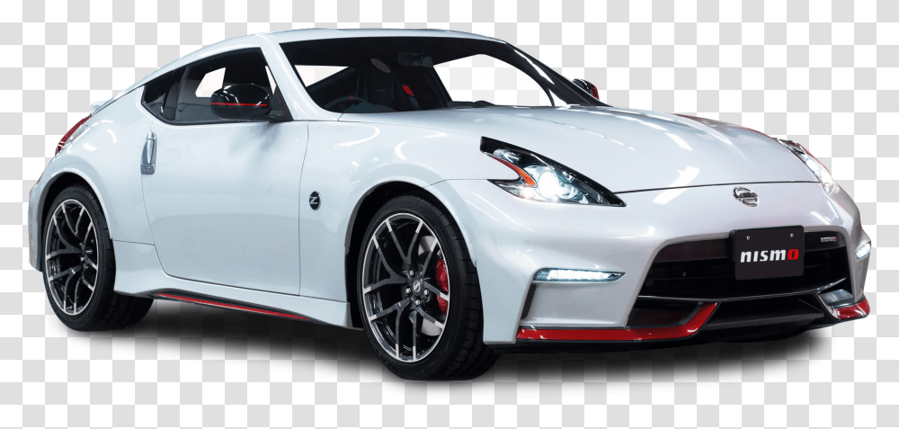 Download White Nissan 370z Nismo Car Image For Free Nissan 370z, Vehicle, Transportation, Sports Car, Alloy Wheel Transparent Png