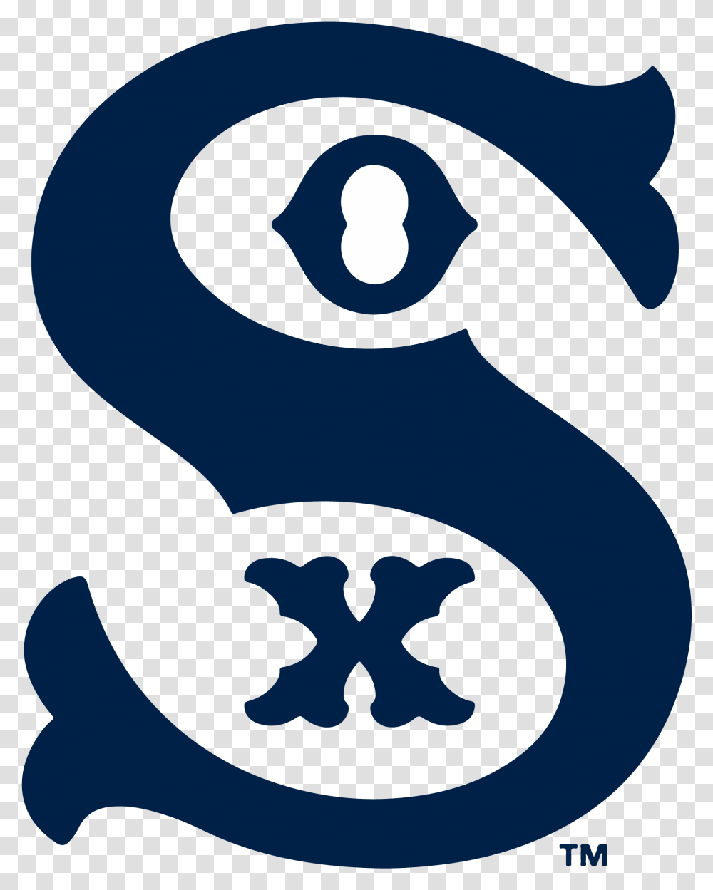 Download White Sox Logo 1919 Chicago White Sox Logo, Text, Symbol, Alphabet, Trademark Transparent Png