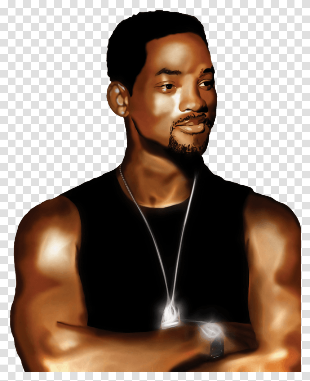Download Will Smith Image For Designing Will Smith, Person, Human, Face, Pendant Transparent Png
