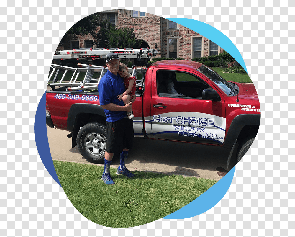 Download Window Cleaner In Frisco Texas Pickup Truck, Person, Tire, Clothing, Machine Transparent Png