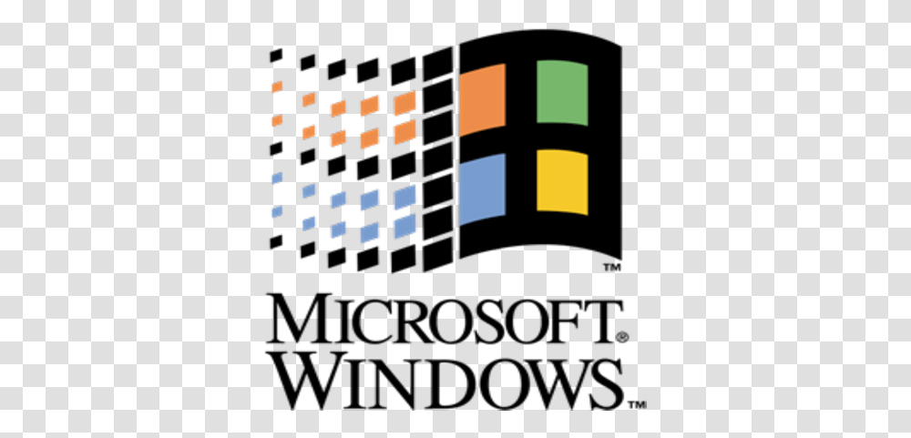 Download Windows 95 Logo Windows 95 Logo, Clock, Digital Clock, Scoreboard Transparent Png