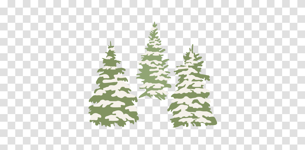 Download Winter Tree Set Svg Scrapbook Title Cut Winter Trees Vector Clipart, Plant, Ornament, Christmas Tree, Pine Transparent Png