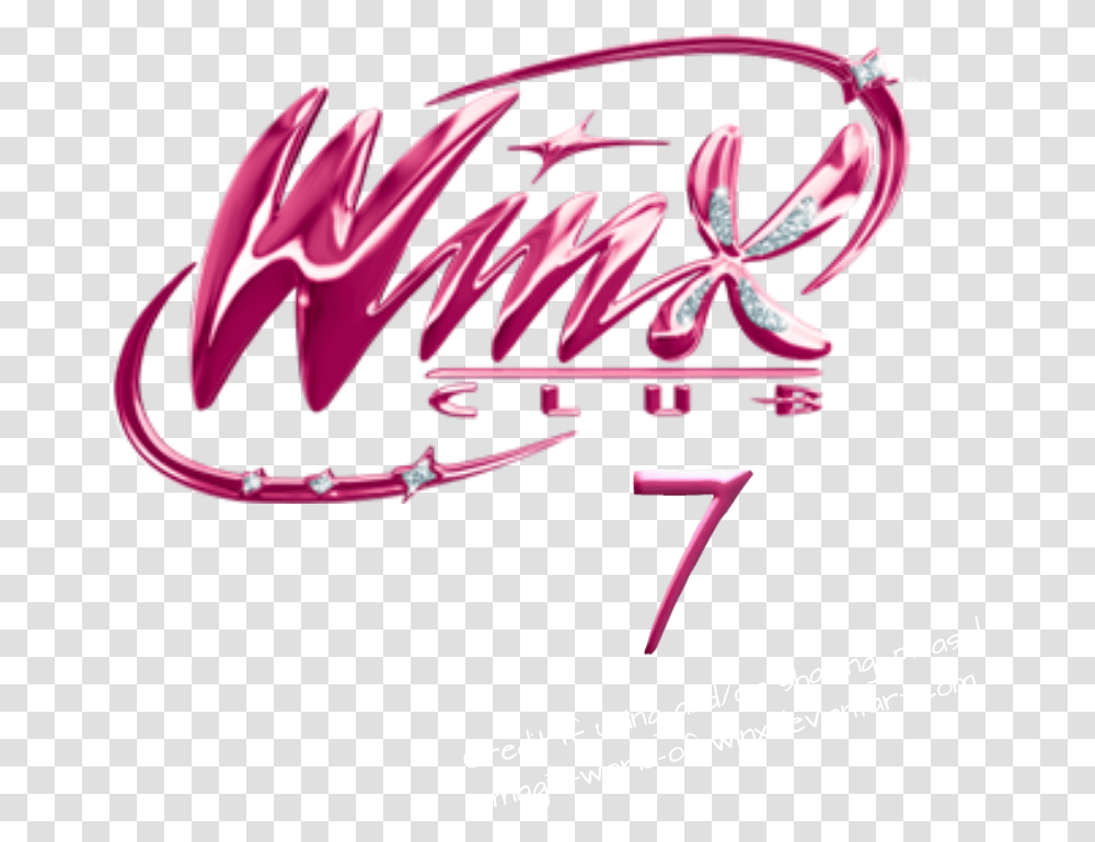 Download Winx Club Season 7 Logo By Winx Club Logo, Text, Advertisement, Flyer, Poster Transparent Png