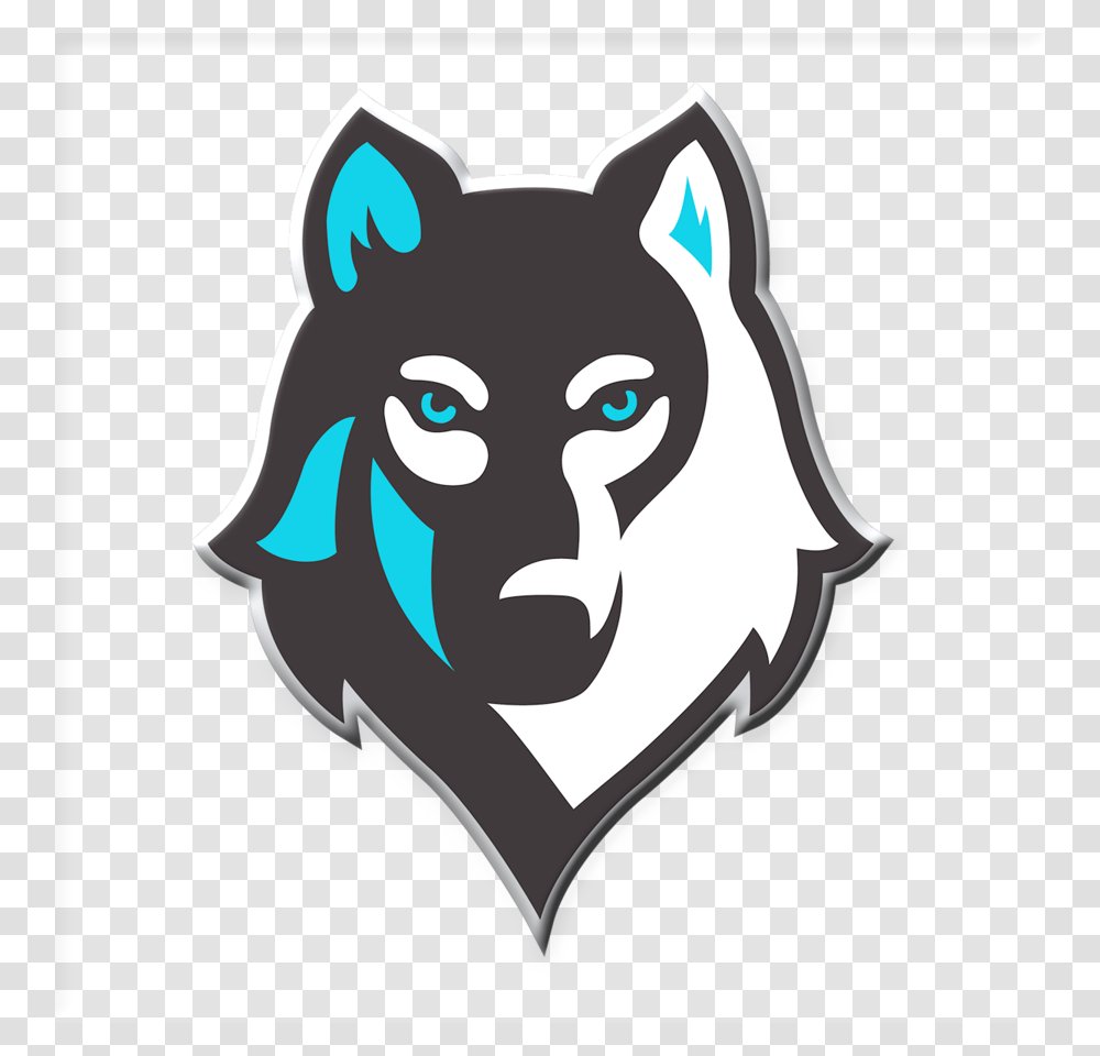 Download Wolf Mascot Logo Clipart Logo Clip Art Dog, Trademark, Face, Cat Transparent Png