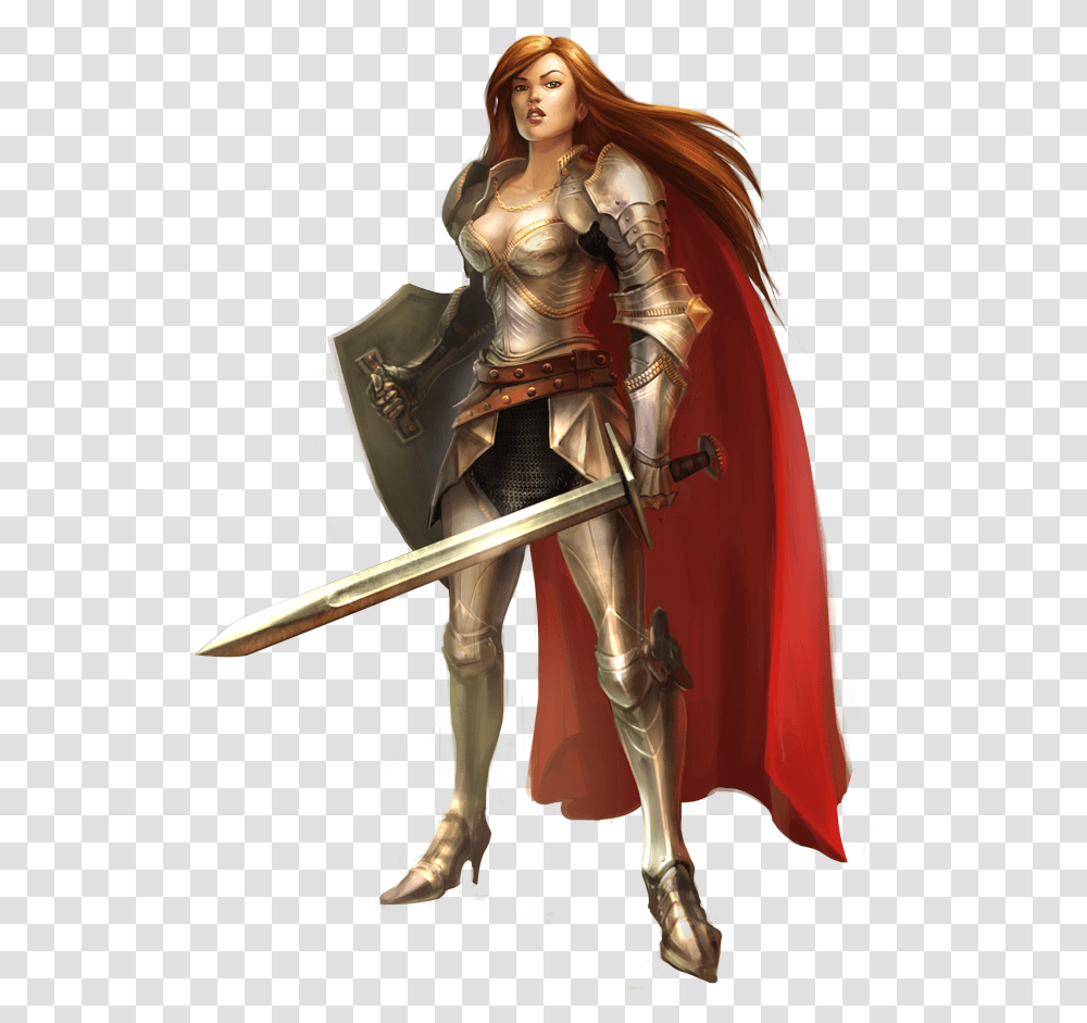 Download Woman Warrior Image Woman Warrior, Person, Human, Knight, Armor Transparent Png