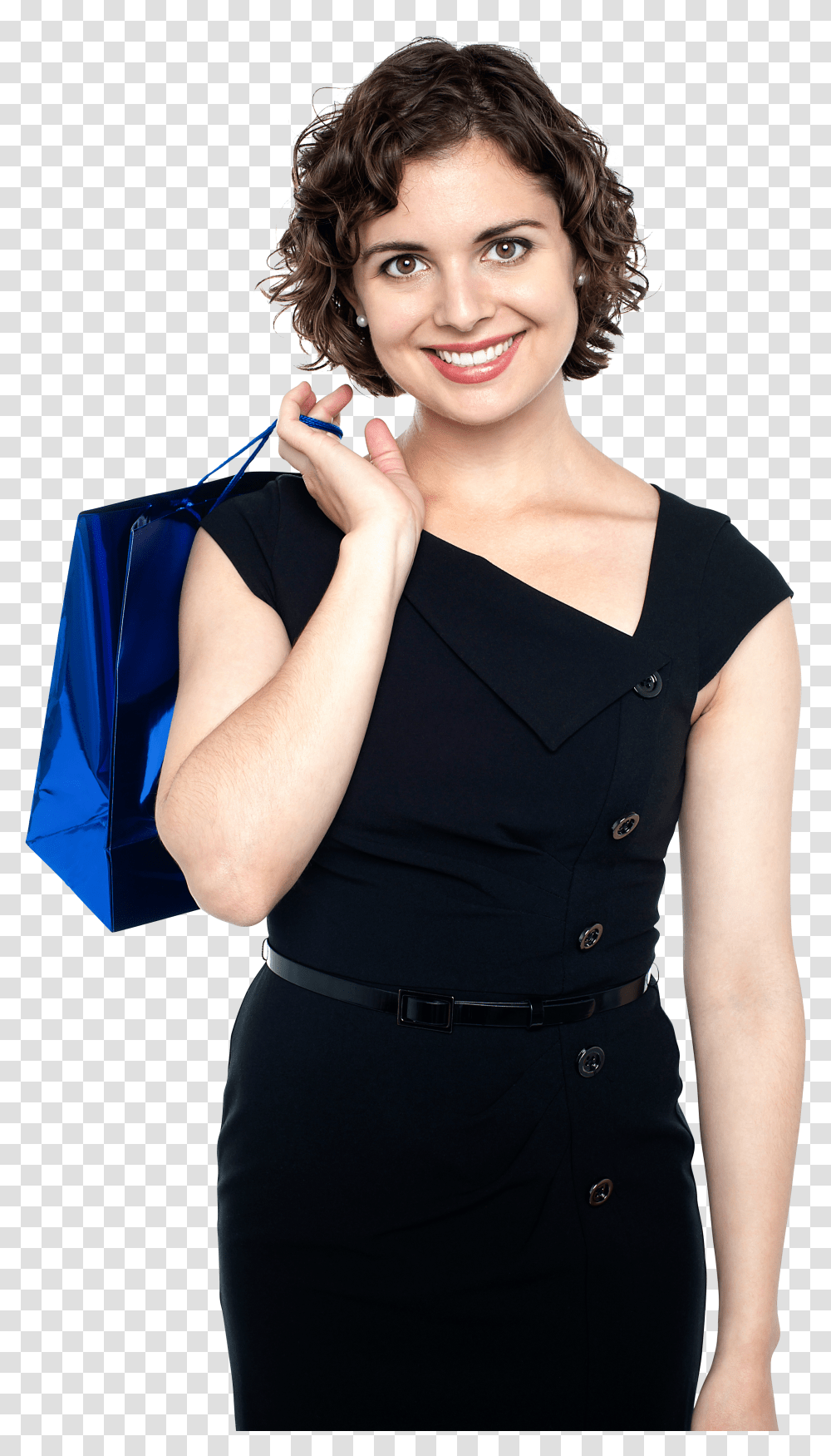 Download Women Shopping Image For Free Basic Dress Transparent Png