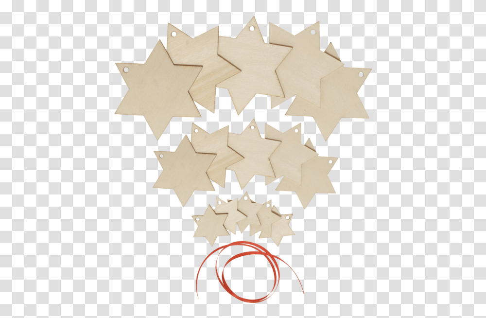 Download Wooden Ornaments Christmas Stars In 3 Sizes Decorative, Paper, Symbol, Star Symbol, Rug Transparent Png