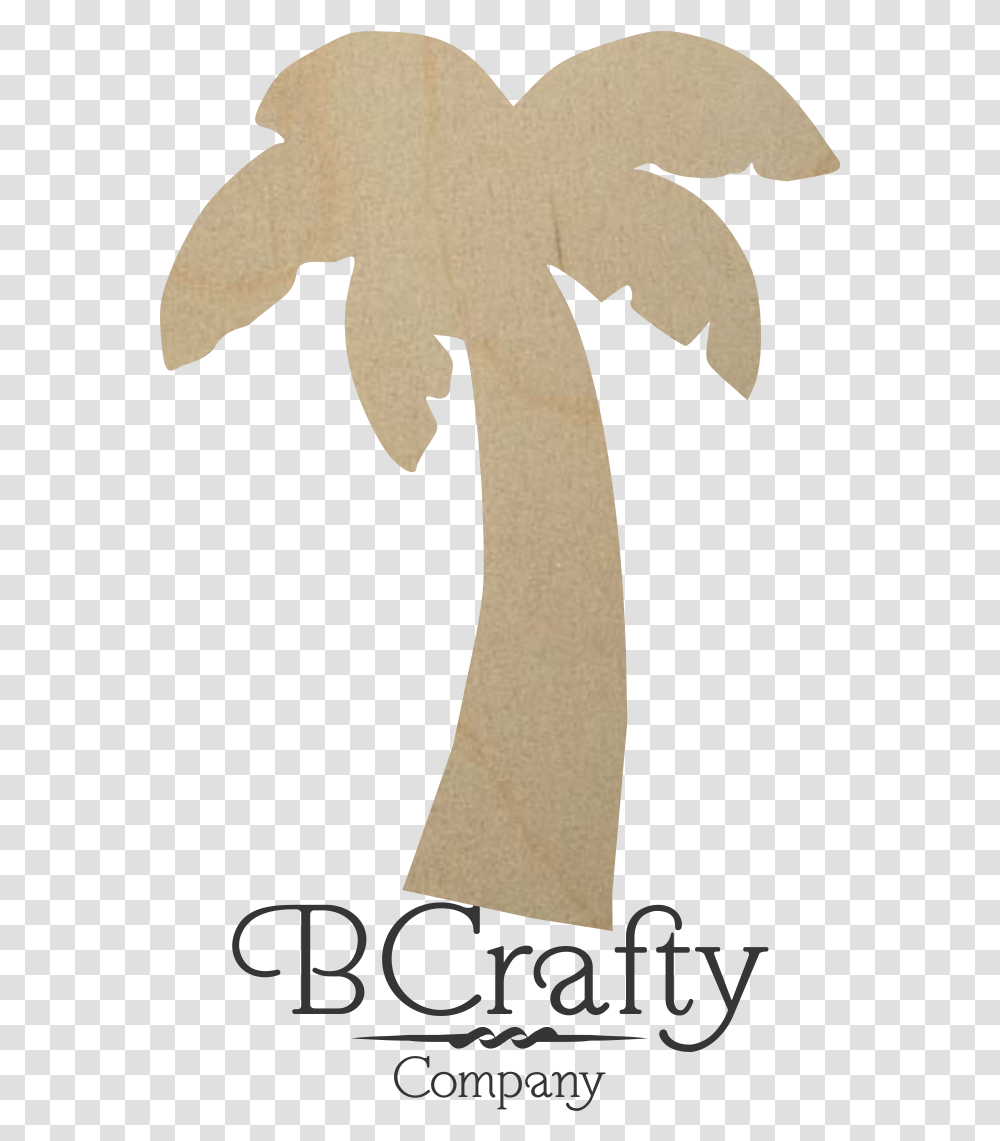 Download Wooden Palm Tree Cutout Cross, Leaf, Plant, Clothing, Symbol Transparent Png