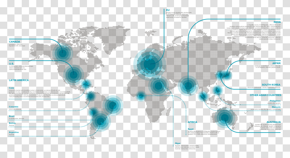 Download World Map, Number, Diagram Transparent Png