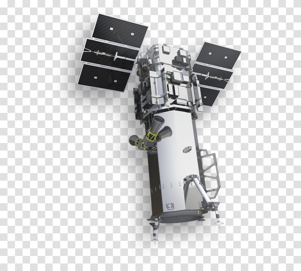 Download Worldview 2 Satellite, Robot, Telescope, Space Station Transparent Png