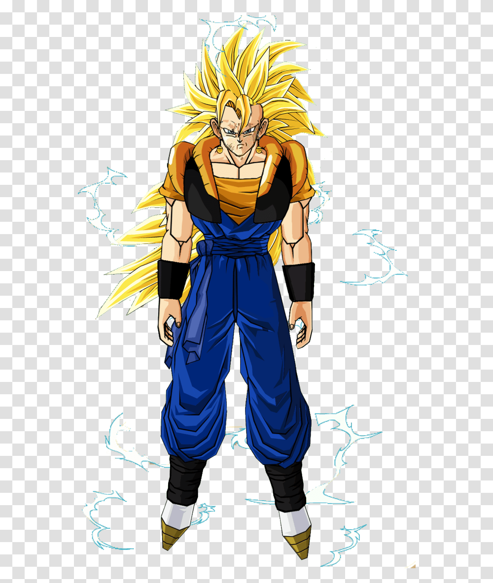 Download Would You Like To See A Gogeta And Vegito Fusion La Fusin De Vegito Y Gogeta, Comics, Book, Manga, Person Transparent Png