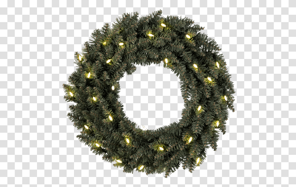 Download Wreath Calgary Wreath Christmas Light Wreath Christmas Light, Christmas Tree, Ornament, Plant Transparent Png