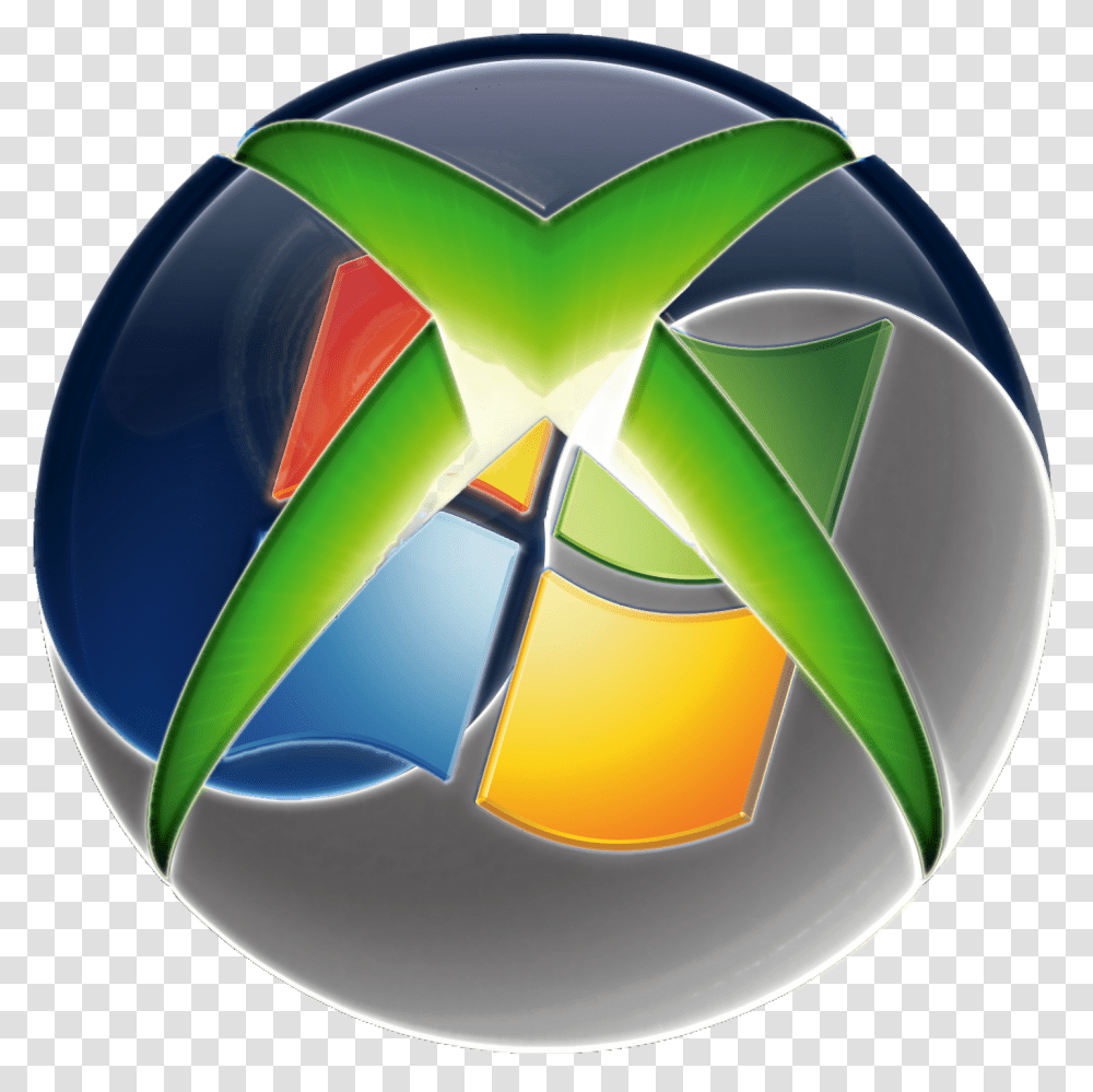 Download Xbox Logo Hd Xbox For Windows Logo, Sphere, Trademark, Pattern Transparent Png