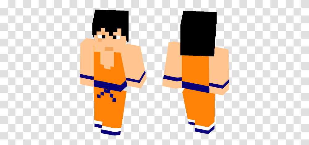 Download Yamcha Dragon Ball Minecraft Skin For Free Gray Fullbuster Minecraft Skin, Clothing, Apparel, Text, Art Transparent Png