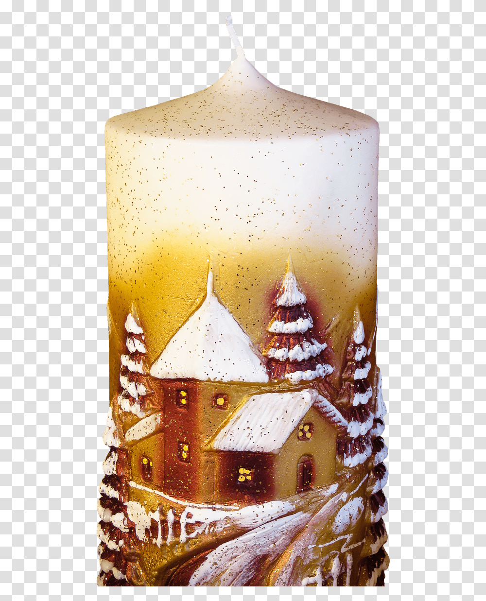 Download Yellow Christmas Candle Christmas Carols Beautiful Candle, Glass, Beverage, Drink, Food Transparent Png
