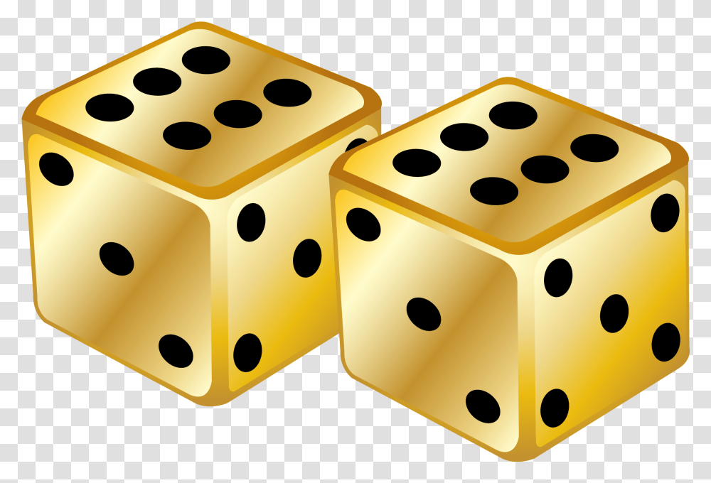 Download Yellow Dice Full Size Image Pngkit Gold Dice, Game Transparent Png