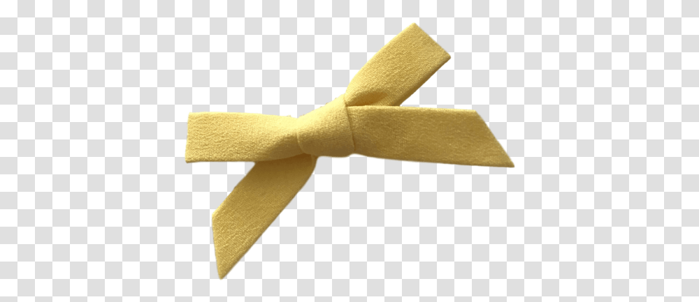 Download Yellow Fabric Bow Gold Hair Propeller, Hammer, Tool, Tie, Accessories Transparent Png