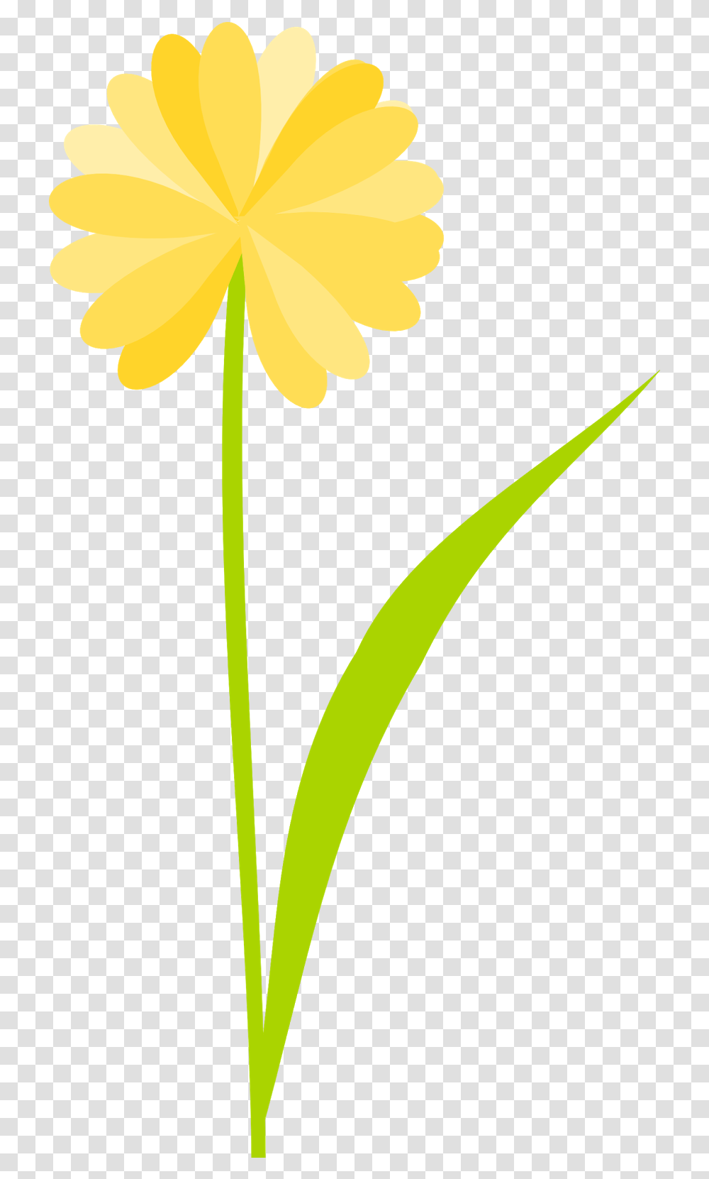 Download Yellow Flower Clipart Scrapbook Gold Paper Flower Srem Clipart Background, Plant, Blossom, Daisy, Daisies Transparent Png