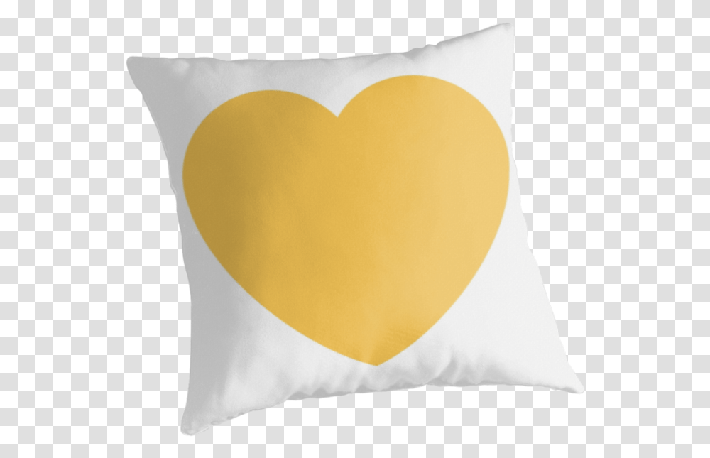 Download Yellow Heart Faze Clan, Pillow, Cushion, Balloon Transparent Png