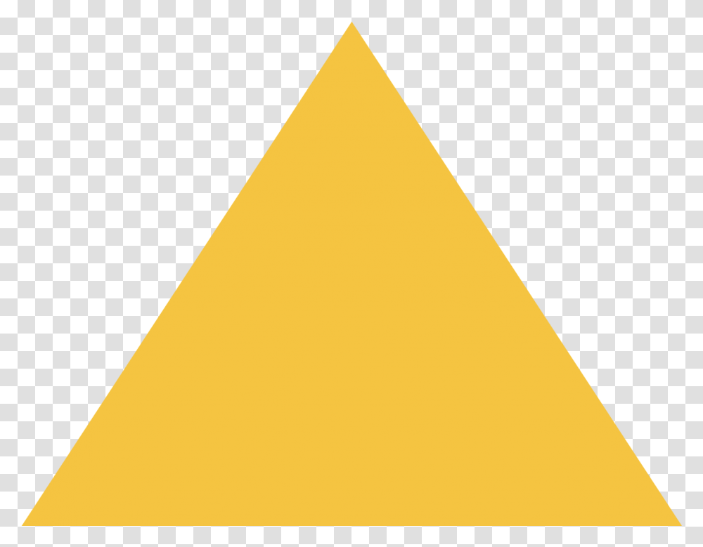 Download Yellow Shape Pyramid, Triangle Transparent Png