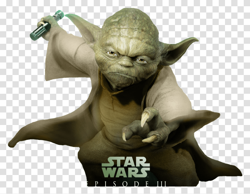 Download Yoda Star Wars Screensaver, Figurine, Alien, Advertisement, Poster Transparent Png